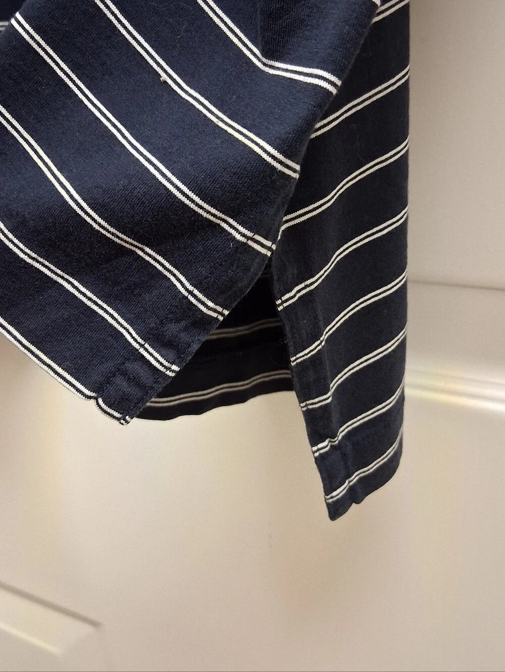 VTG Polo Ralph Lauren Mens Shirt Stripes Pima Cotton XXL Blue 90s Preppy Classic